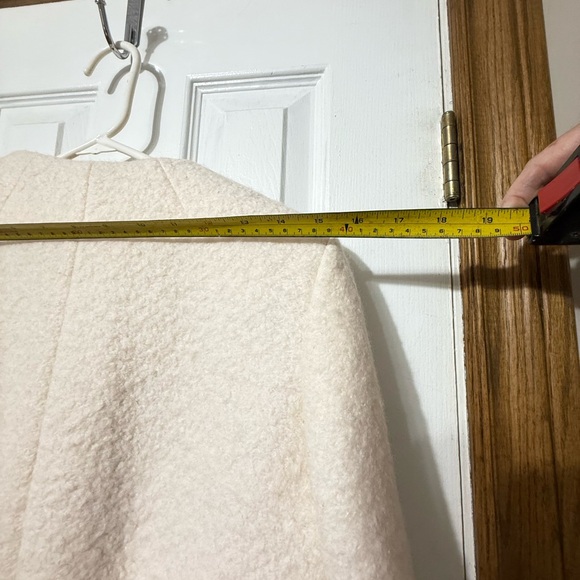 NWT Banana Republic Boucle Textured Asymmetrical Zip Moto Coat - Picture 8 of 9